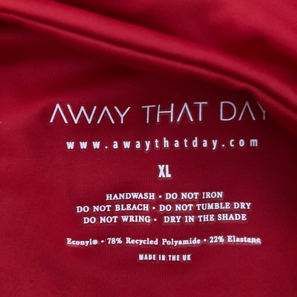 Super sexy red bikini (eco friendly) from Away That Day. Made in the UK - Picture 6 of 7